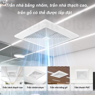 Quạt thông gió âm trần（Tặng 1m ống hút）, 6/8/10/12 inch Quạt hút âm trần, 220v Quạt thông gió
