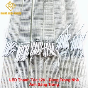 LED thanh tỏa 1 mét - 12V, 12 bóng/thanh 3030 SMD siêu sáng,dùng bảng hiệu,hộp đèn.