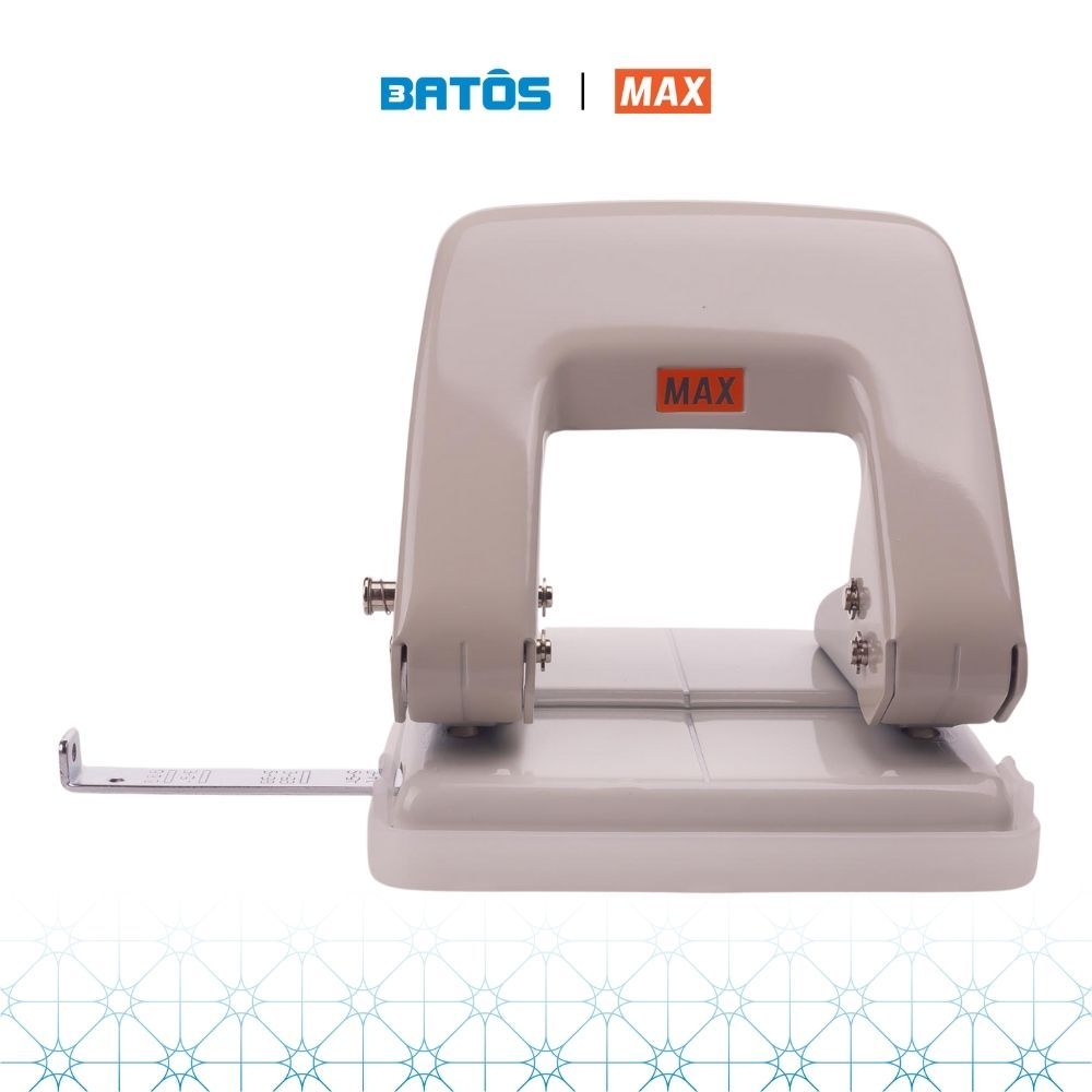 Đục lỗ MAX DP-F2DN2 bấm 2 lỗ tiêu chuẩn lưỡi đục sắc bền tiêu chuẩn Nhật, 27 tờ/ lần