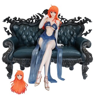 Mô Hình Băng Đảng Vest-Boa Hancock & Nami Trên Sofa-One Piece (Hàng Phát Hành Từ Hà Nội) 17*25CM