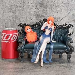 Mô Hình Băng Đảng Vest-Boa Hancock & Nami Trên Sofa-One Piece (Hàng Phát Hành Từ Hà Nội) 17*25CM