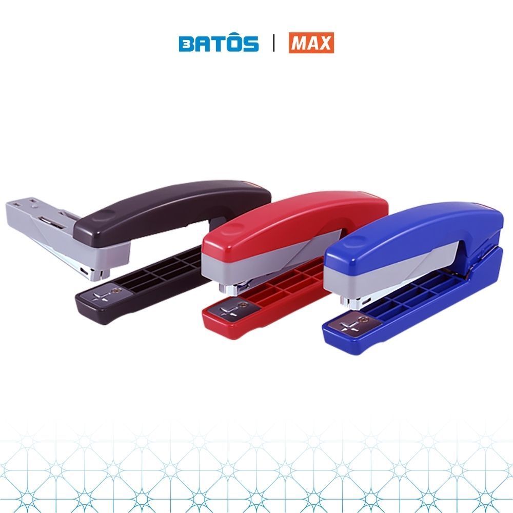 Dập ghim xoay MAX số 10 HD-10V - 1 chiếc - Ghim tới 20 trang/ lần, ghim phẳng- Màu ngẫu nhiên
