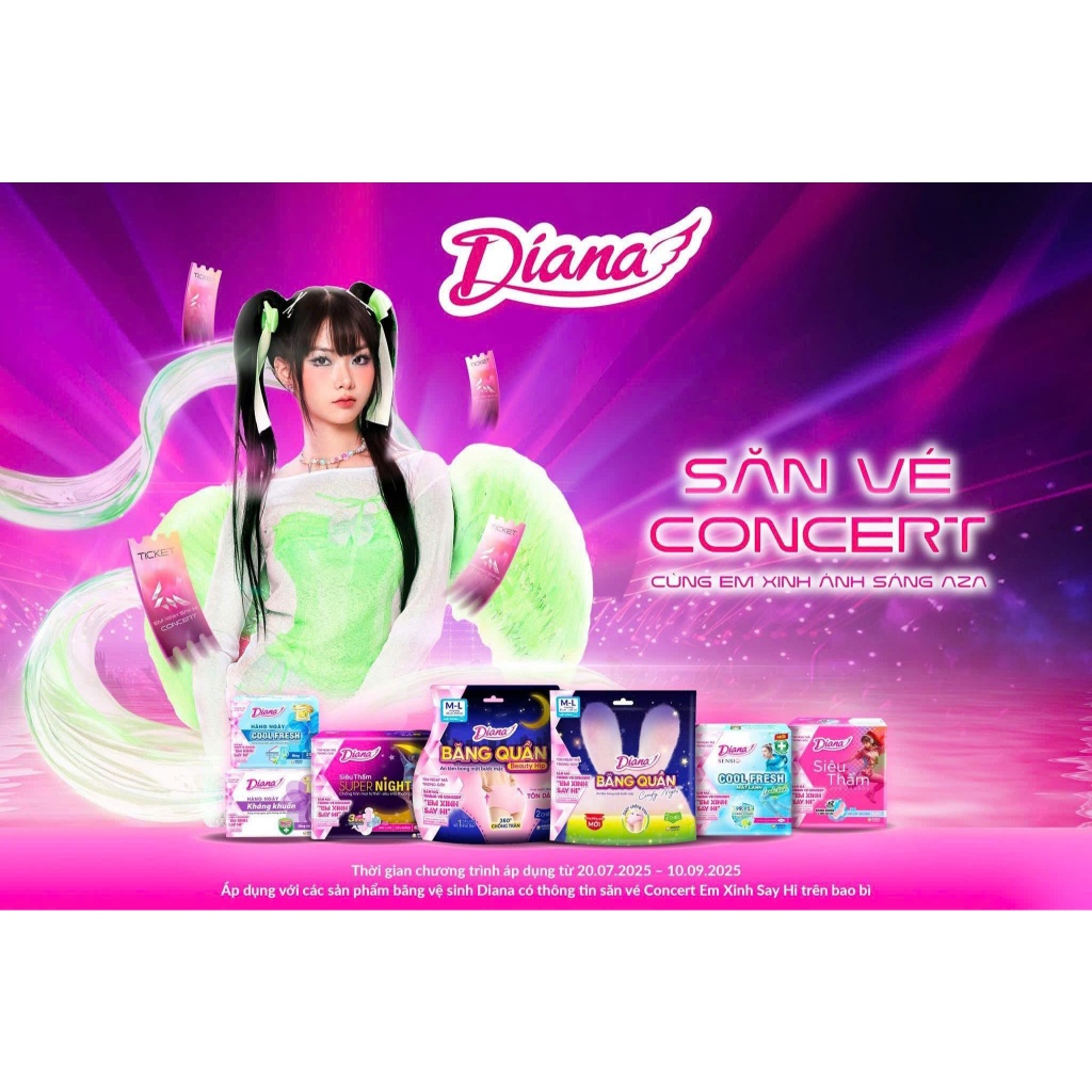 Diana Băng Quần Beauty Hip full size Sm,ML,LXl, 2--5- quần/gói