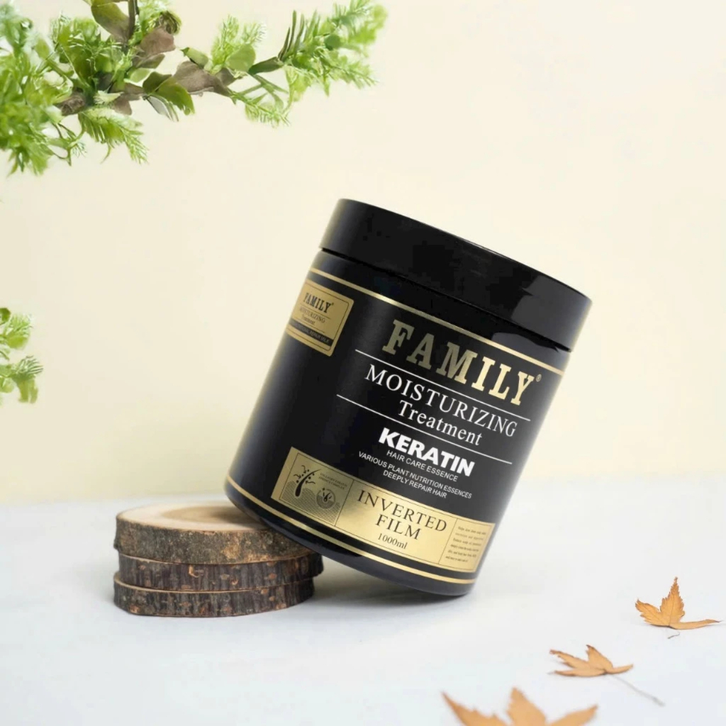 Hấp Hũ Family 1000ml | Kem Ủ Tóc Dưỡng Ẩm, Mềm Mượt, Tiết Kiệm Cho Salon & Gia Đình