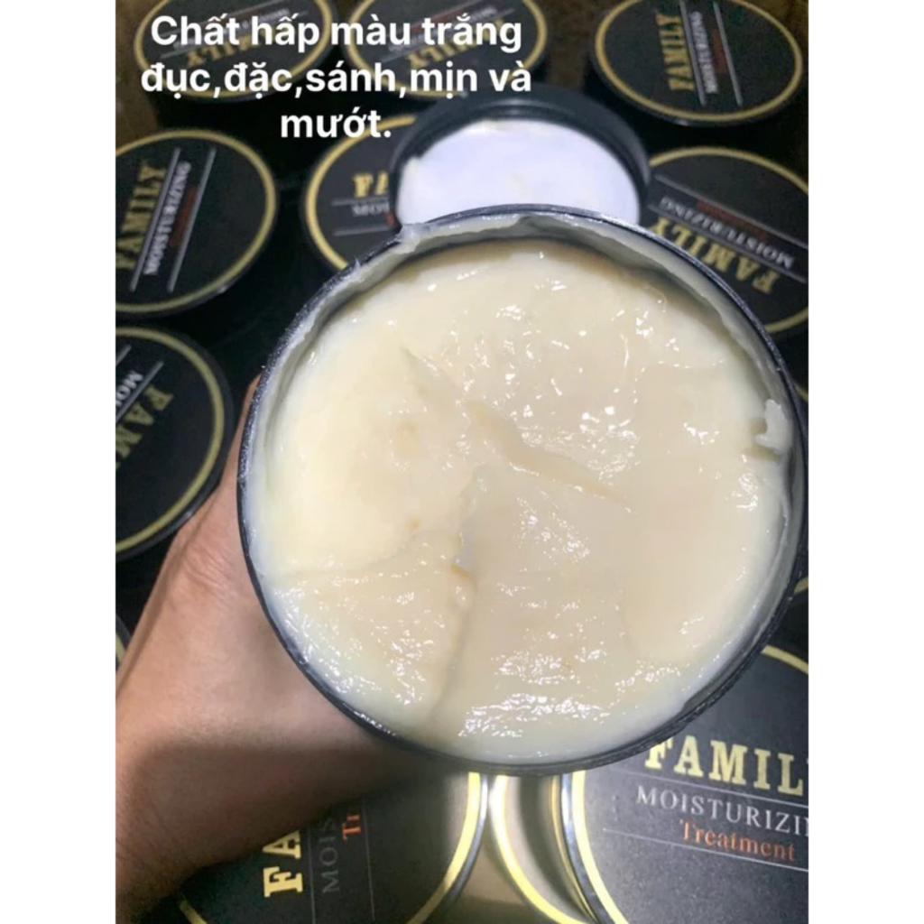 Hấp Hũ Family 1000ml | Kem Ủ Tóc Dưỡng Ẩm, Mềm Mượt, Tiết Kiệm Cho Salon & Gia Đình
