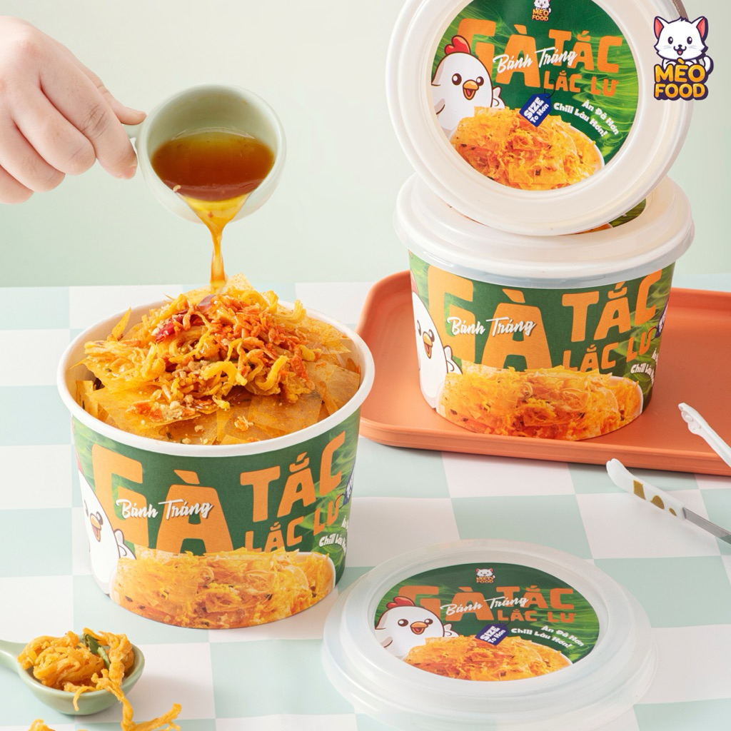 Product image [Bánh tráng tô] Gà tắc lắc lư cùng Mèo Food 2