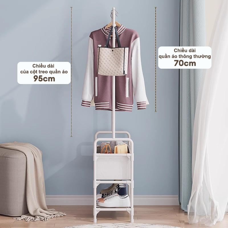 𝐎𝐥𝐢𝐟𝐞 Giá Treo Quần Áo Đa Năng Giá Phơi Quần Áo Phòng Ngủ Kệ Treo Quần Áo Mẫu Mới Giá Treo Áo Đơn Giản