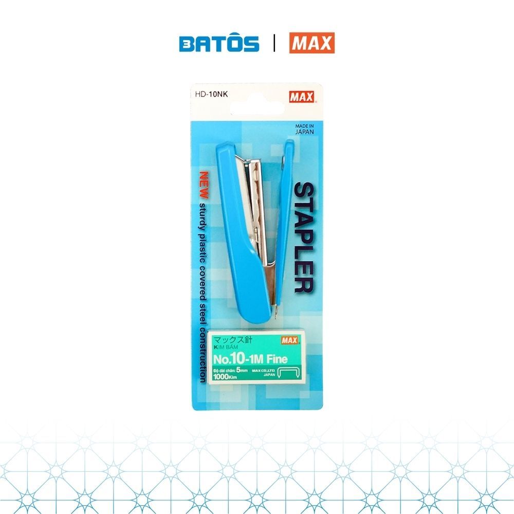 Bấm số 10 kèm kim HD-10NK Max Nhật Bản.