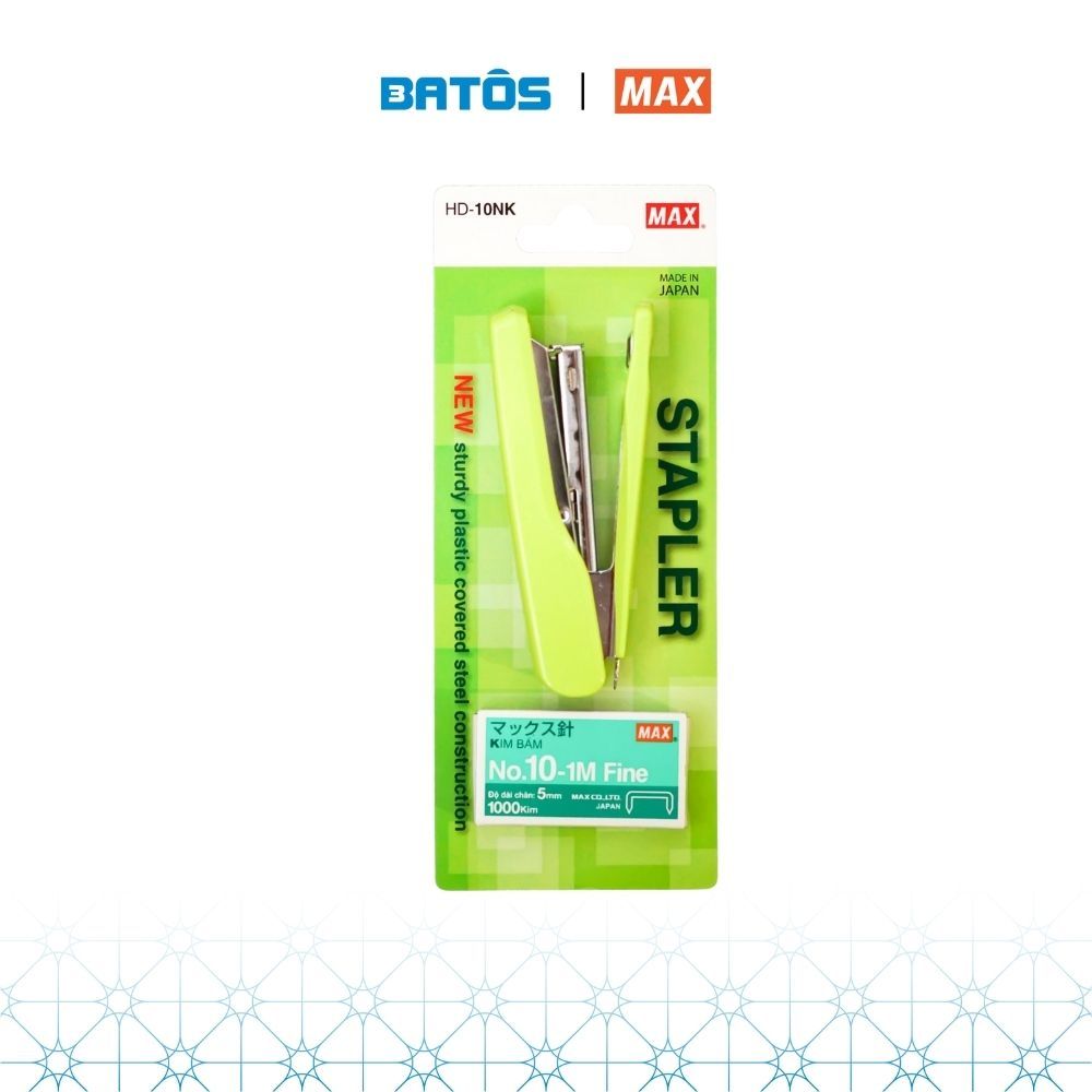Bấm số 10 kèm kim HD-10NK Max Nhật Bản.