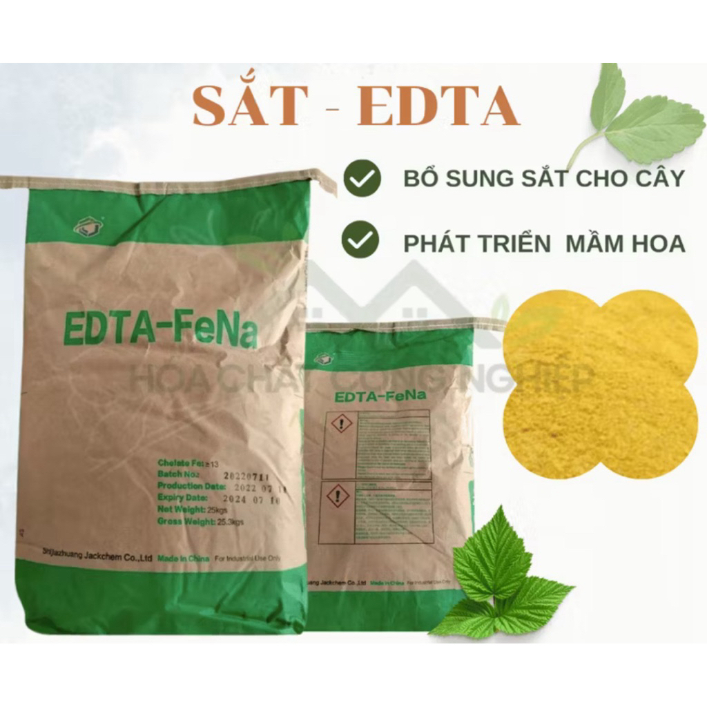 Sắt Chelate EDTA  vi lượng sắt cao cấp- 1kg