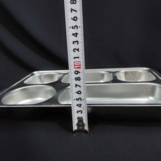 Khay cơm văn phòng, 4 ngăn,  5 ngăn inox 304 inox 201 kích thước 22*28 sâu 4cm cao cấp