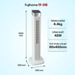 Quạt tháp cao cấp Fujihome TF-51E - điều khiển từ xa, 3 chế độ gió, khay tinh dầu, màn hình LED — ảnh 1