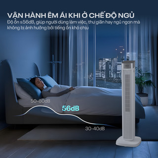 Quạt Fujihome TF-51E – Gió Nhẹ Nhàng, 3 Chế Độ, Góc Xoay 70°, LED Sáng Đẹp, Tinh Dầu Thơm Dễ Chịu