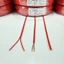 Dây đôi 2 màu đỏ sọc đen chuyên dụng cho đèn led, bảng hiệu, mạch điện tử, audio - 2 X 15T - giá cho 5 mét