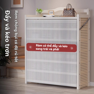 Kệ giày gấp gọn Giá giày nhiều lớp Trọng lượng nhẹ để gấp lại Không cần lắp đặt Chịu Lực Tốt Tiện Lợi Cho Gia Đình