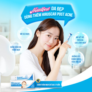 Bộ 2 Gel làm mờ sẹo mụn và thâm mụn Hiruscar Post Acne 5g