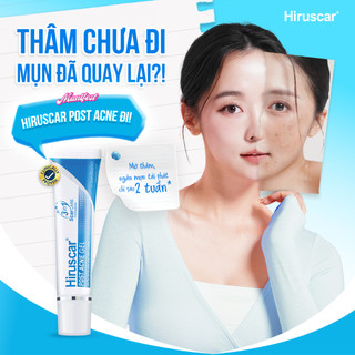 Bộ 2 gel chăm sóc sẹo mụn và mụn thâm Hiruscar Post Acne 10g