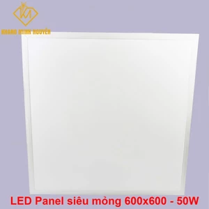 Đèn LED panel âm trần siêu mỏng gắn thạch cao 600 x 600 công suất 48W, ánh sáng trắng