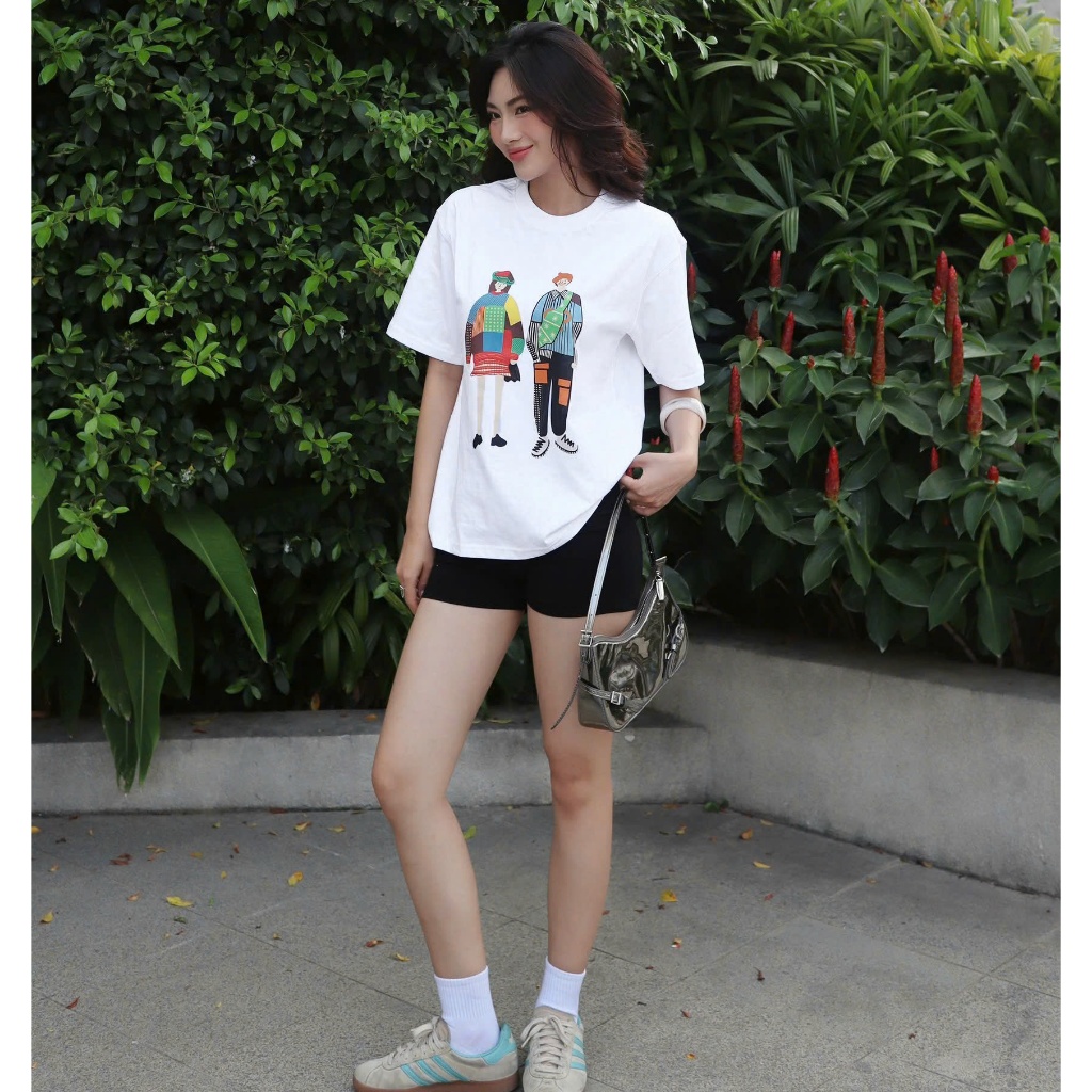 Áo Thun Mirage In Hình Tông Trắng Hiện Đại Local Brand Chất 100% Cotton Mềm Mịn Thoáng Mát.