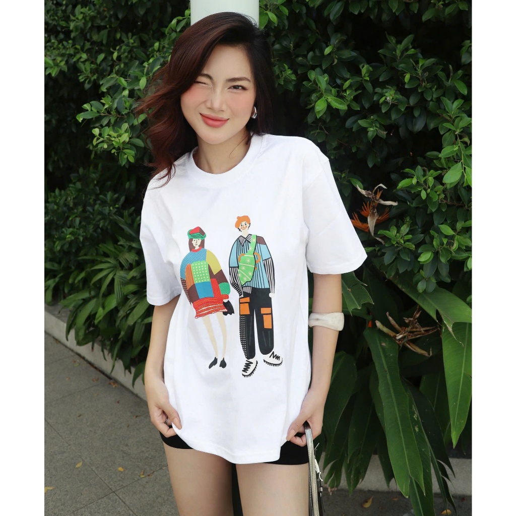 Áo Thun Mirage In Hình Tông Trắng Hiện Đại Local Brand Chất 100% Cotton Mềm Mịn Thoáng Mát.