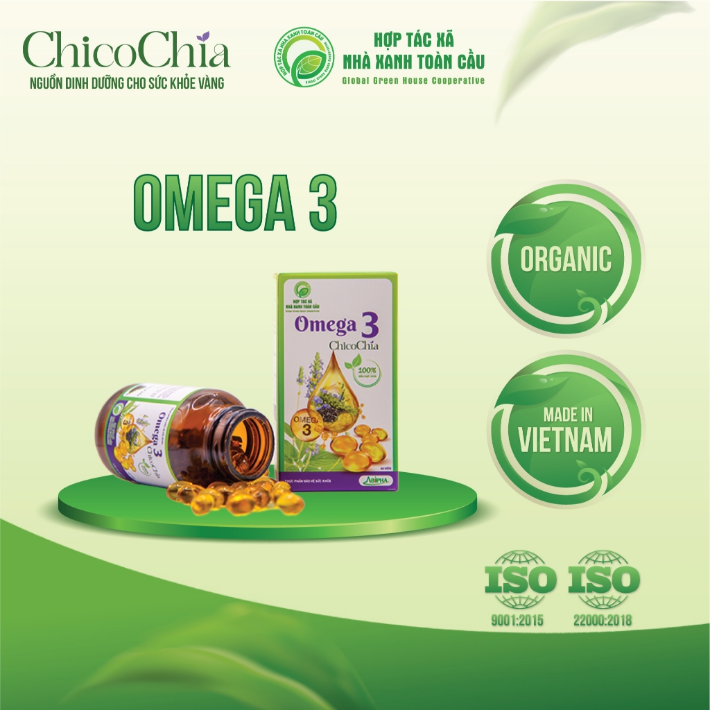 Omega 3 Hạt Chia ChicoChia - Thực Phẩm Bảo Vệ Sức Khỏe