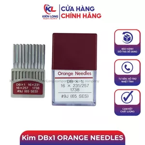 Kim DBx1 ORANGE NEEDLES HÀN QUỐC dành cho máy may 1 kim công nghiệp cơ và điện tử