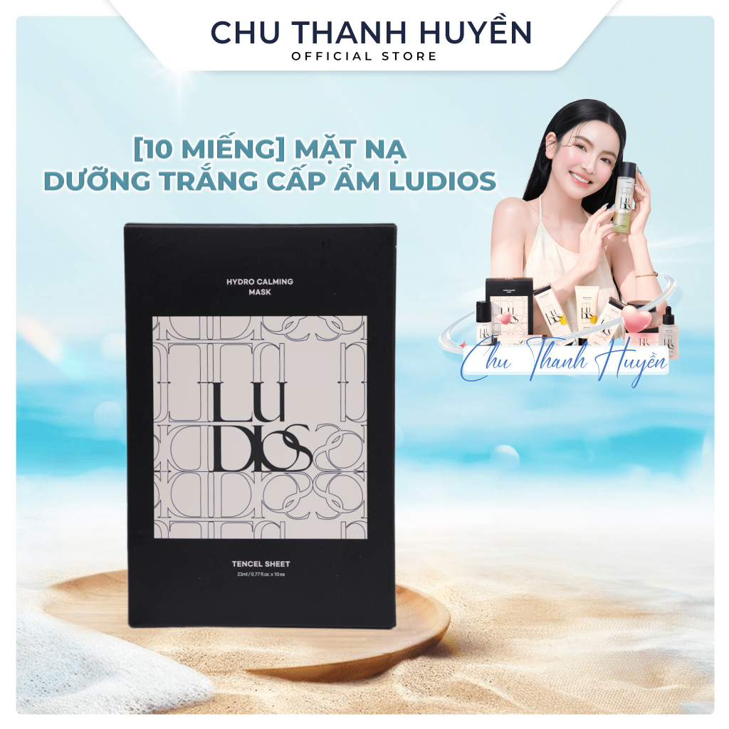 (B1)[10 Miếng][ĐỘC QUYỀN] Mặt nạ dưỡng trắng cấp ẩm Ludios Hydro ...