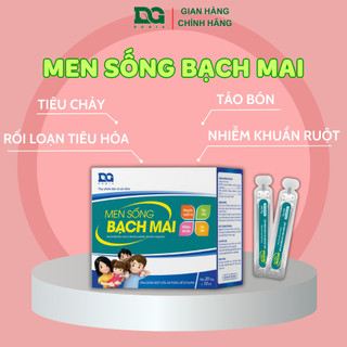 Combo 3 Men sống Bạch mai Men vi sinh cho bé Tiêu chảy Táo bón Rối loạn tiêu hóa 3 chủng lợi khuẩn