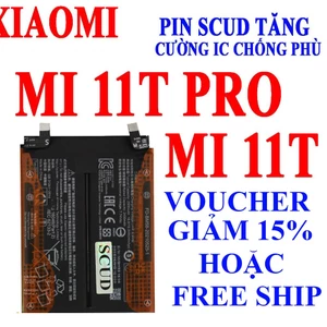 Pin Scud cho Xiaomi Mi 11T/Mi 11T Pro/Mi11T Pro/Mi11T Pro BM58 5000mAh