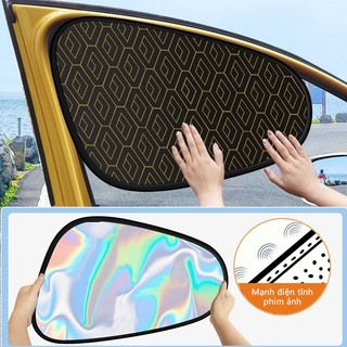 SEAMETALTAL Tấm che nắng cửa sổ ô tô Rèm hấp phụ cách nhiệt Có thể gập lại Mặt trước ô tô Bên cửa sổ Tấm che nắng Vỏ bảo