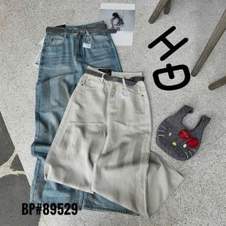 Quần Jean Suông Nữ Mài Xước Ống Rộng QCCC Cao Cấp