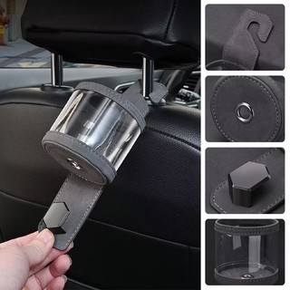 SEAMETAL Tựa Đầu Ô Tô Móc Đựng Đồ Uống Đa Năng Ghế Ngồi Ô Tô Móc Treo Đơn Đôi