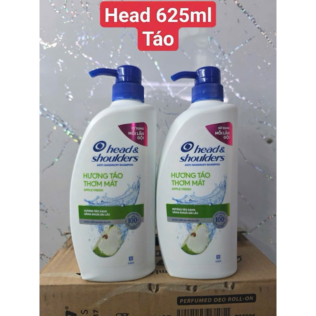 Dầu gội đầu gàu Head & Shoulder 625ml ( hương táo)