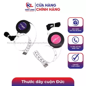 Thước dây cuộn Đức, Thước dùng may đo kỹ thuật dài 1,5m, 2m, 3m sản xuất theo công nghệ Đức