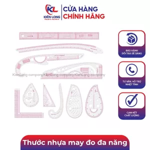 Thước nhựa may đo đa năng tiện lợi ngành may, may đo đa năng tiện lợi ngành may