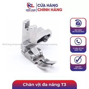 Chân vịt đa năng T3: tra khoá, chạy né, chạy mí. CHÍNH HÃNG Phụ kiện máy công nghiệp 1 kim, mẫu mới
