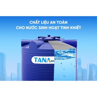 [GIAO MIỀN BẮC] Bồn nước nhựa Tân Á Ex Đứng 500D 1000D 1500D 2000D - Chính hãng, Bảo hành 5 năm