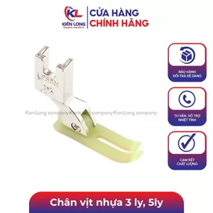 Chân vịt nhựa 3 ly, 5ly máy công nghiệp 1 kim combo 5c CHÍNH HÃNG Phụ kiện ngành may
