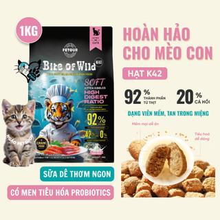 [ Thanh lý ] Thức Ăn Hạt Cho Mèo Bite Of Wild 1kg Mix Topping Dùng Cho Nhiều Lứa Tuổi - Bite of Wild