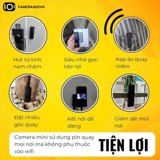 [Hỏa Tốc] Camera Full HD 1080P Quay Mọi Nơi, Máy Quay Ghi Hình Không Dây Nhỏ Gọn , Camera Mini M10