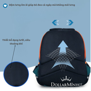 Balo Thêu Tên Cho Bé 1-5 Tuổi, Nhân Vật Hoạt Hình Ngộ Nghĩnh, Chống Thấm Cho Bé Đi Học, Đi Chơi