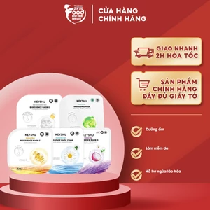 Mặt Nạ Keyshu Dưỡng Ẩm, Làm Mềm Da, Hỗ Trợ Ngừa Lão Hóa Bioessence Mask 30ml