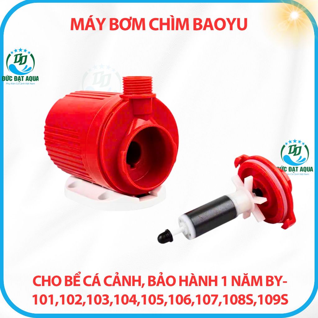 Máy Bơm Chìm Baoyu BY 109S, 108S, 107, 106, 105, 104, 103 Cho Bể Cá Cảnh,thủy sinh bảo hành 1 năm 5