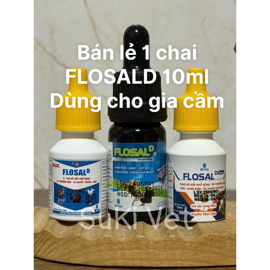FLOSAL D - [ 10ml / chai ] - NƯỚC UỐNG HỖ TRỢ GIẢM CÁC VẤN ĐỀ VỀ HÔ HẤP ...
