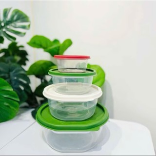Bộ 4 hộp nhựa có nắp đậy an toàn đựng thực phẩm cao cấp