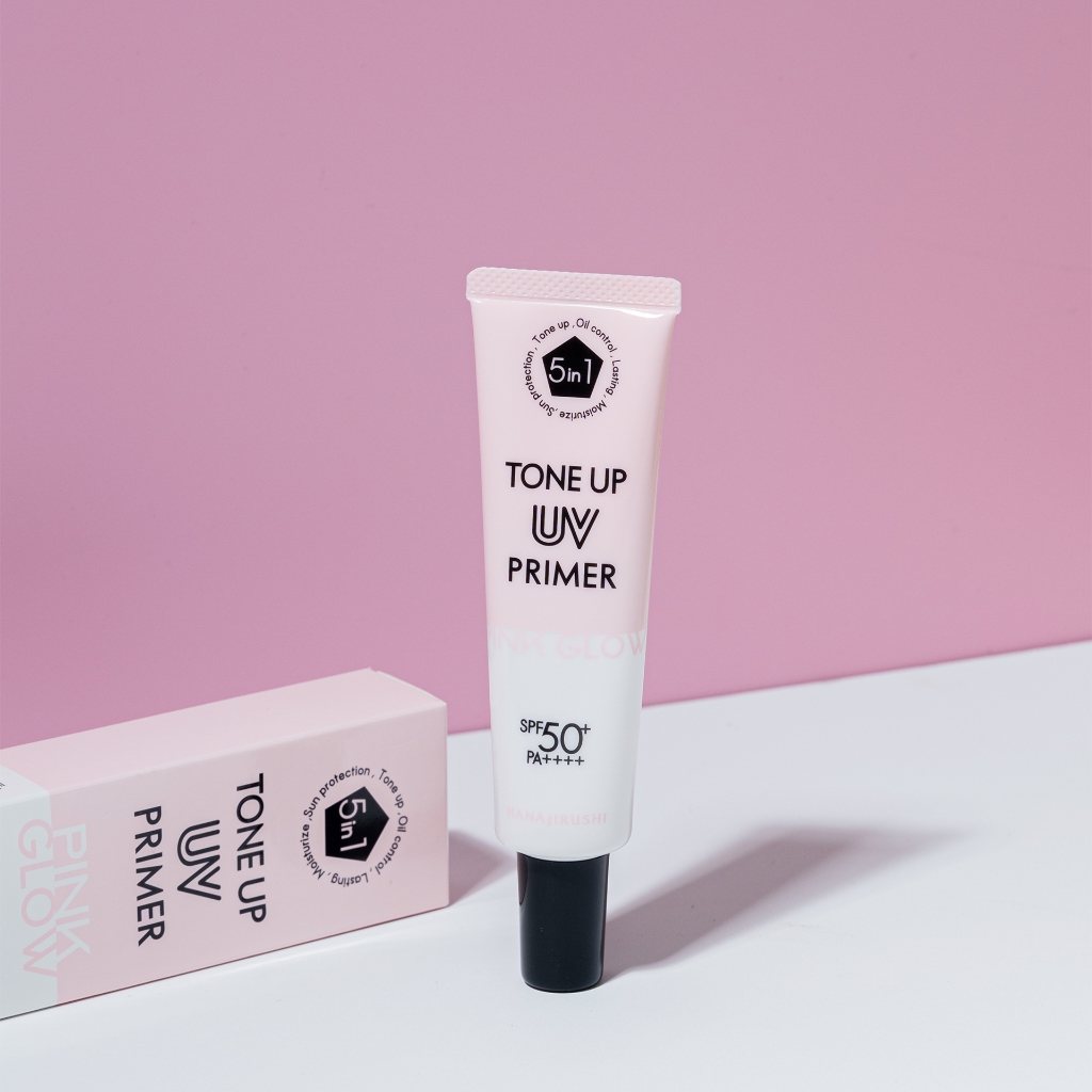 Kem Chống Nắng nâng tông, kiềm dầu PRIMER PINK GLOW