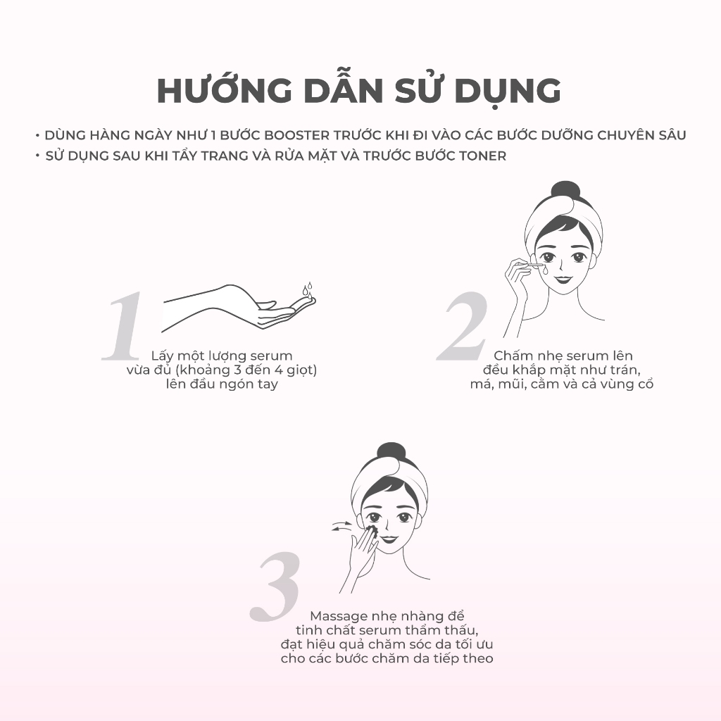 Serum Dưỡng Sáng Da, Cấp Ẩm Bảo Vệ Da, Se Khít Lỗ Chân Lông HANAJIRUSHI BOOSTER CONDITIONER 48ml