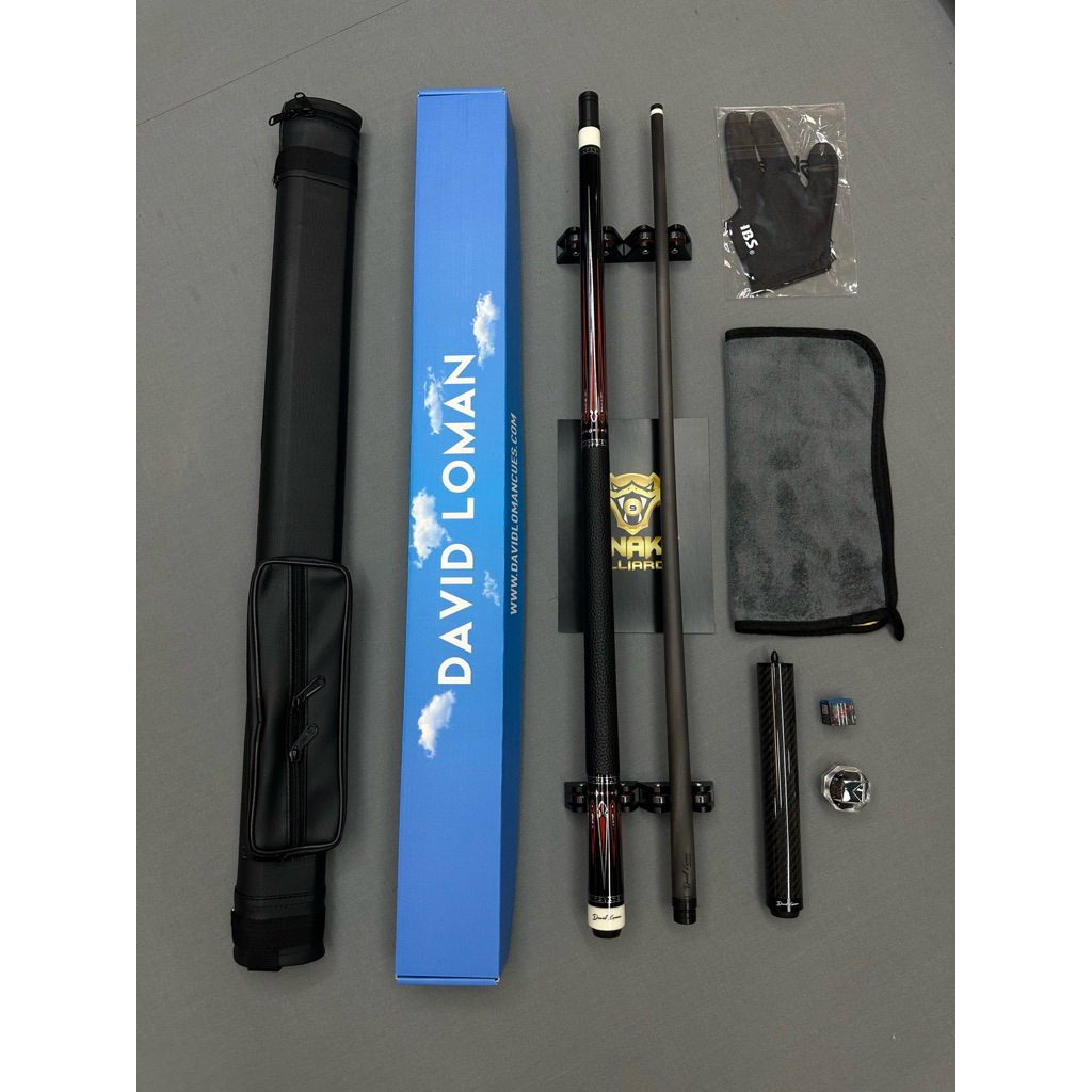 Gậy Bida David Loman Phantom 2 ( Black Flame ) Chính Hãng - Kèm
