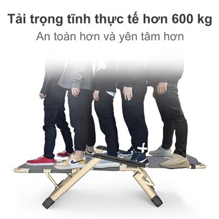 ghế gấp gọn ngủ văn phòng gấp gọn có gối đầu khung hợp kim chịu lực cao cấp Có thể chịu được 200KG