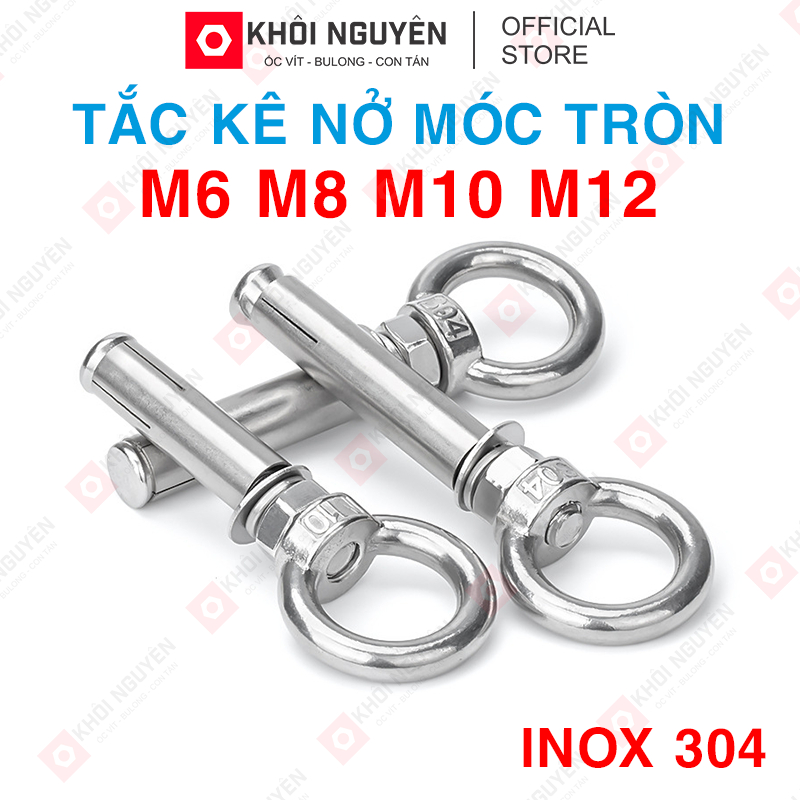 Tắc Kê (Bulong Nở) Móc Cẩu Inox 304 – Chống Gỉ, Bám Chặt, Treo Đồ An ...